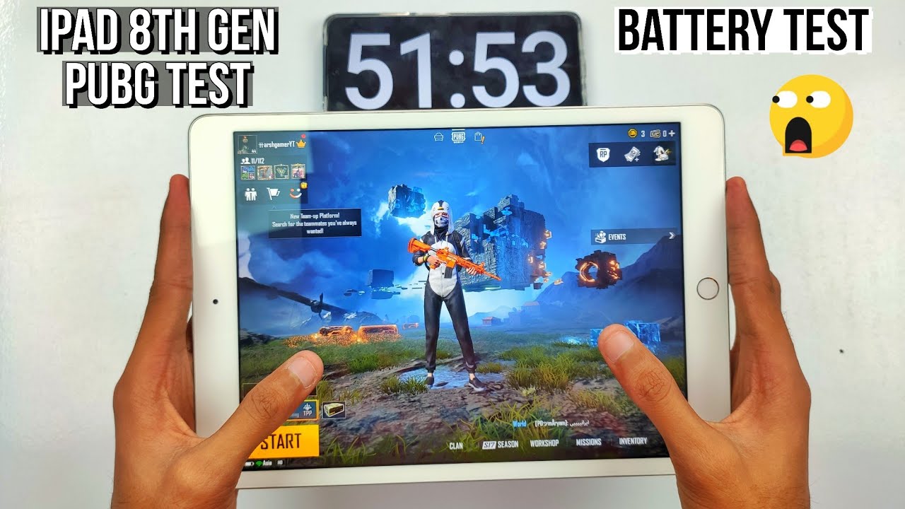 iPad 8th Generation Pubg Test & Battery Test | Beast For Gaming 😱