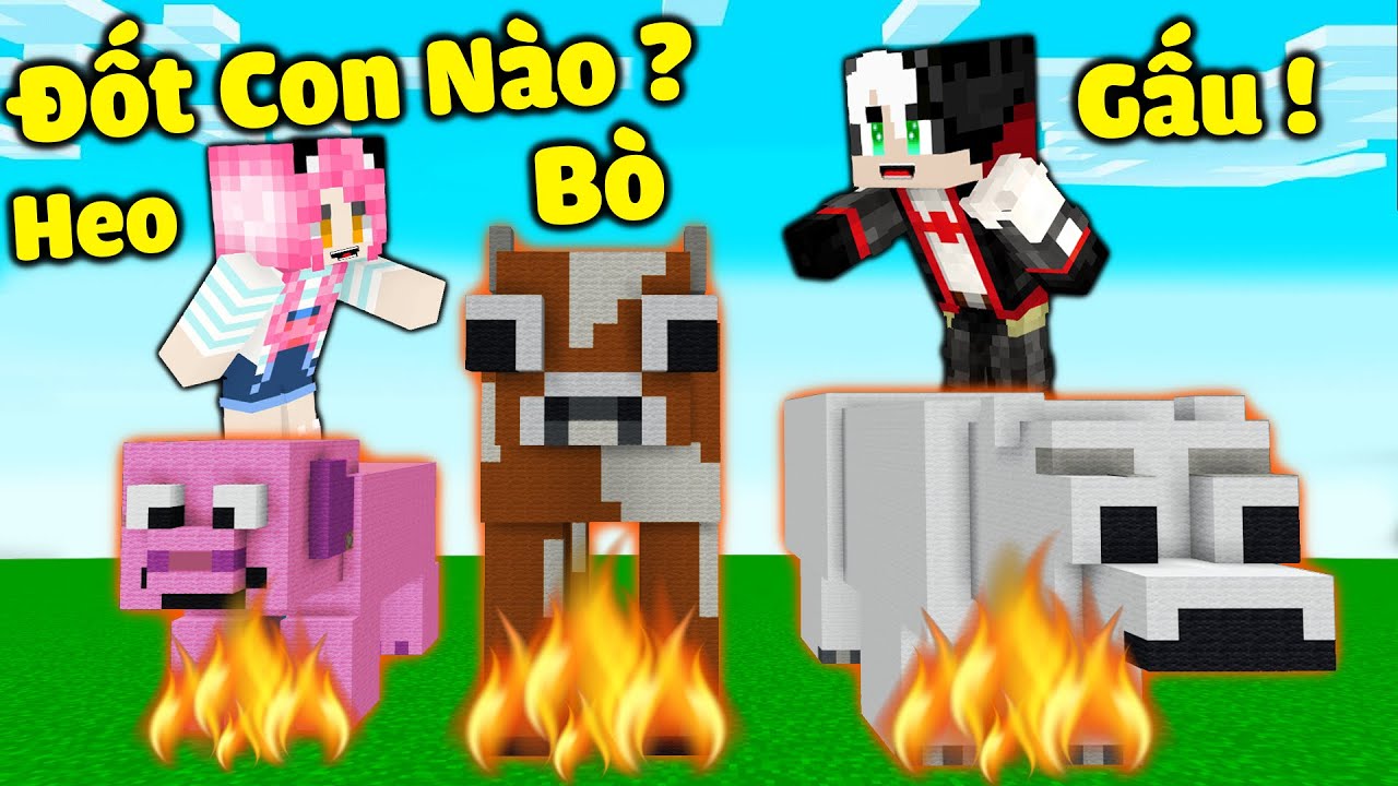 REDHOOD THỬ THÁCH SINH TỒN BÊN TRONG CƠ THỂ CON HEO TRONG MINECRAFT*MỀU SỐNG TRONG NGƯỜI CON BÒ MCPE