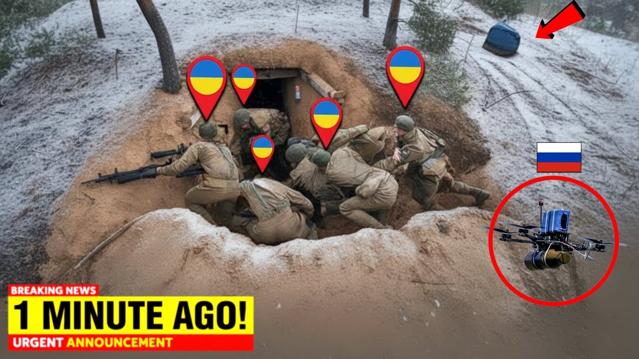 Russian Drones Target Ukrainian Bunkers With Precision!