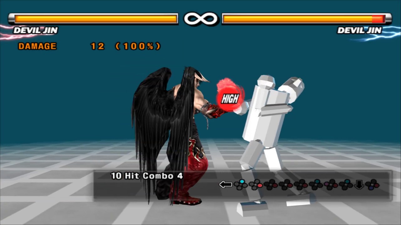 Tekken 5 — Список приёмов Дьявола Джина