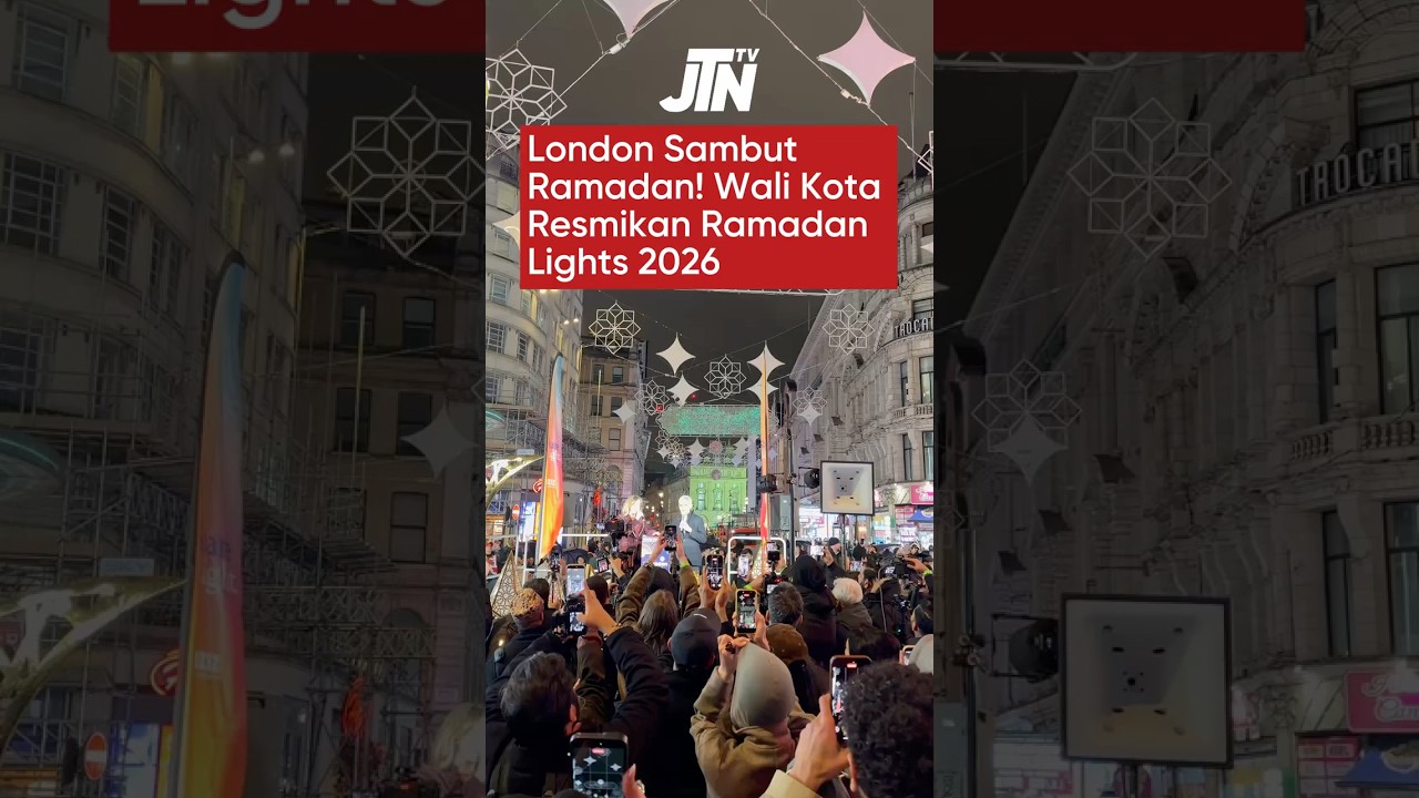 London Sambut Ramadan! Wali Kota Resmikan Ramadan Lights 2026