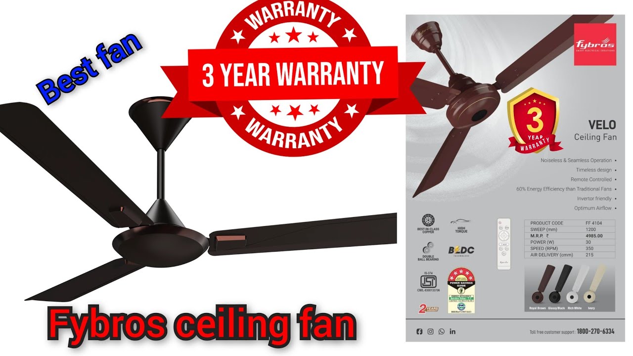 Fybros ceiling fan review| ceiling fan unboxing|