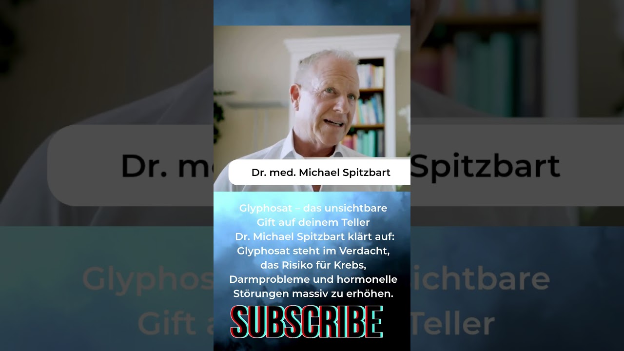 #Glyphosat: Das untersch&auml;tzte #Zellgift &ndash; #Dr.med.Spitzbart warnt.