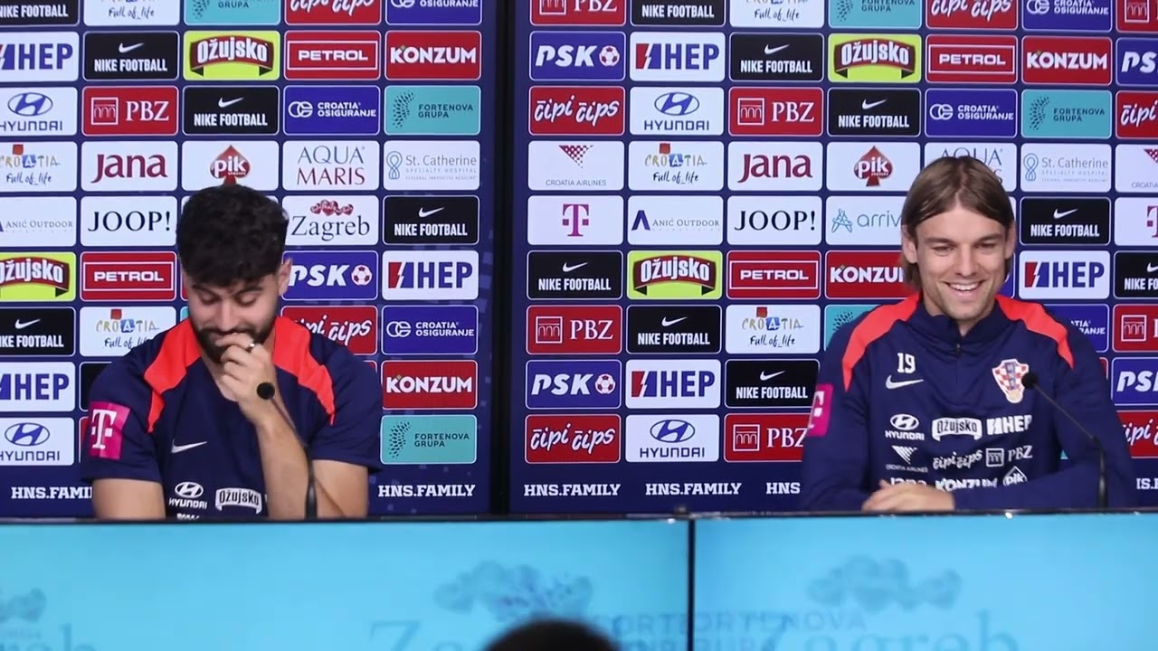 Konferencija za medije hrvatske nogometne reprezentacije