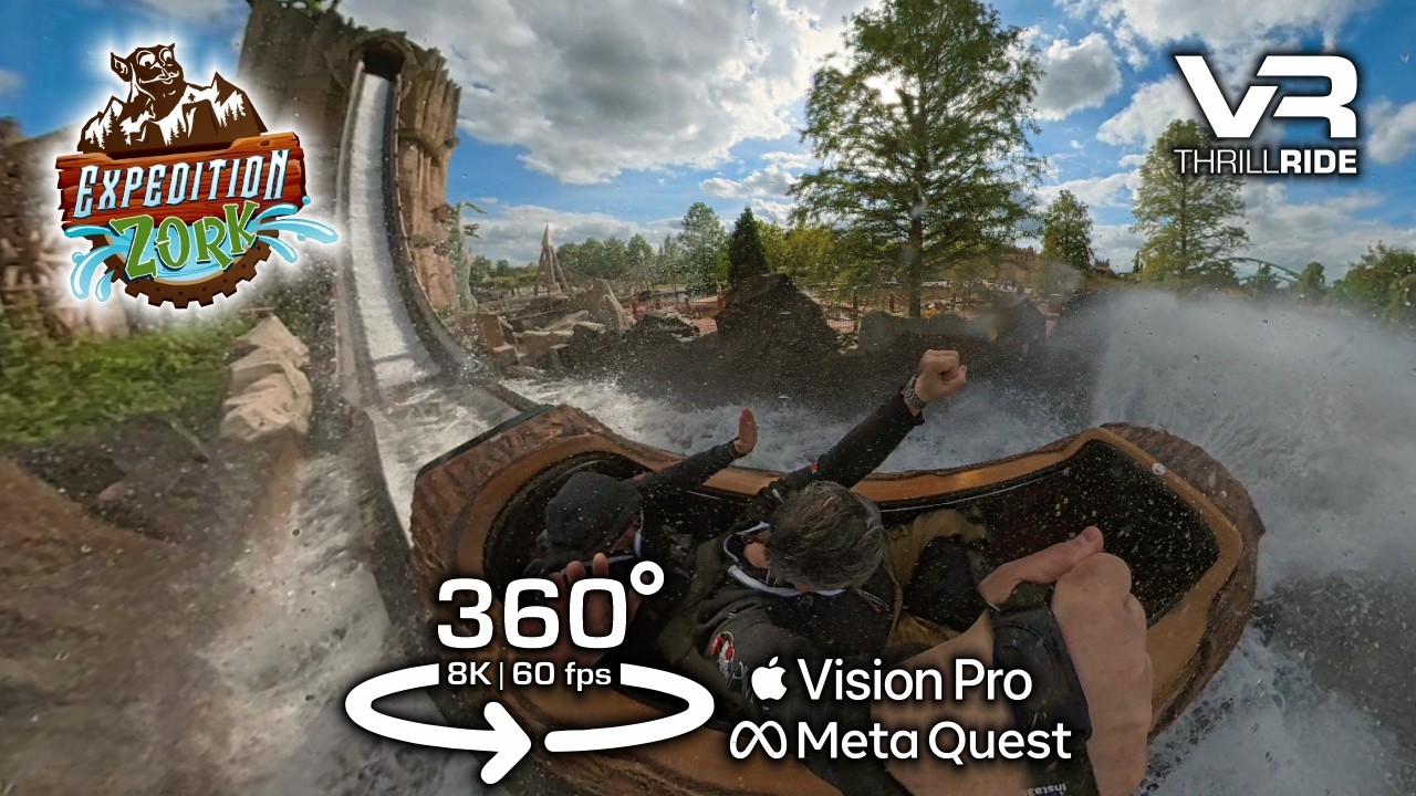8K 360° POV: Soaking Wet on EXPEDITION ZORK - You'll Get SPRAYED! Toverland Meta Quest VR