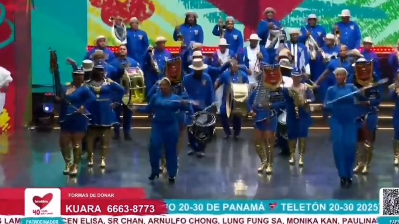 Presentación de la Super Banda de Colón en la Teletón 20 30 versión 2025 #superbanda #teleton