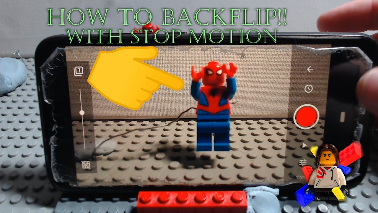 How to animate a backflip using stop motion studio