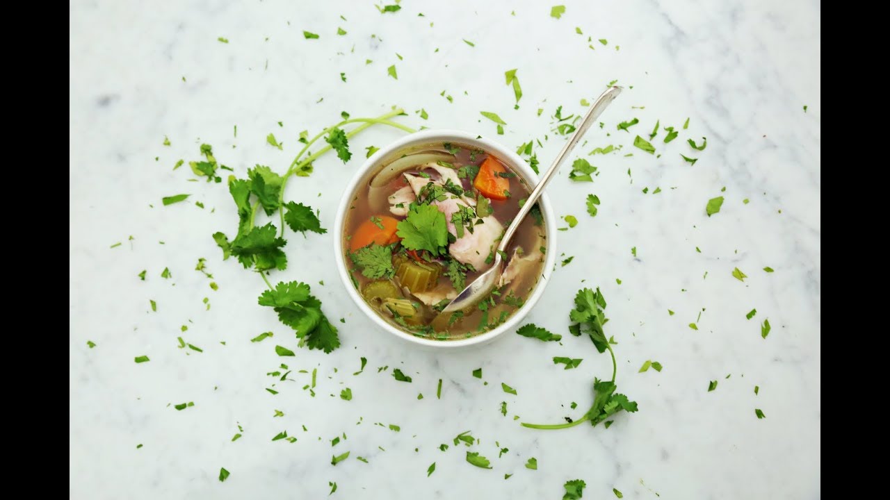 Slow Cooker Chicken Soup || PALEO || Eat Burn Sleep