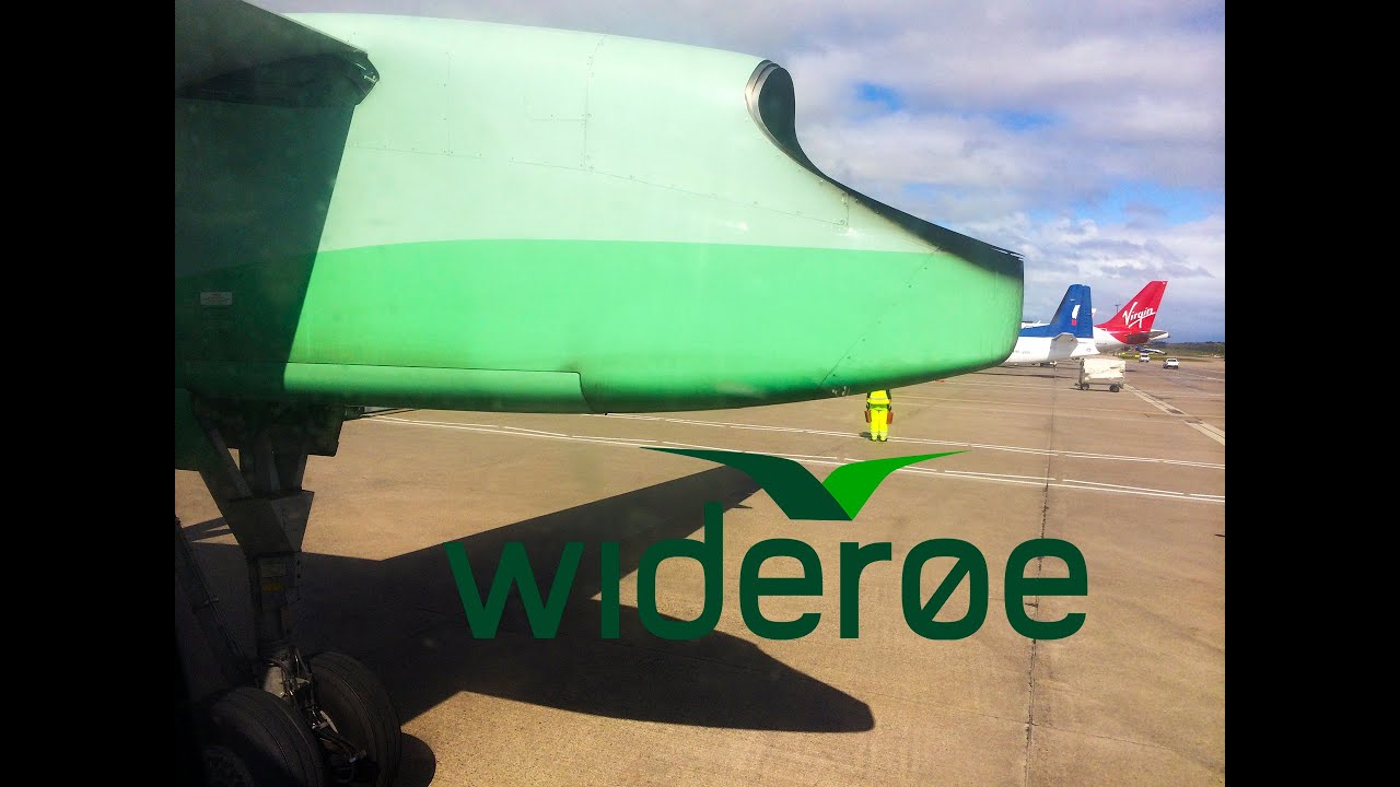 Wideroe Dash 8-Q400 Flight Stavanger Airport to Aberdeen Airport