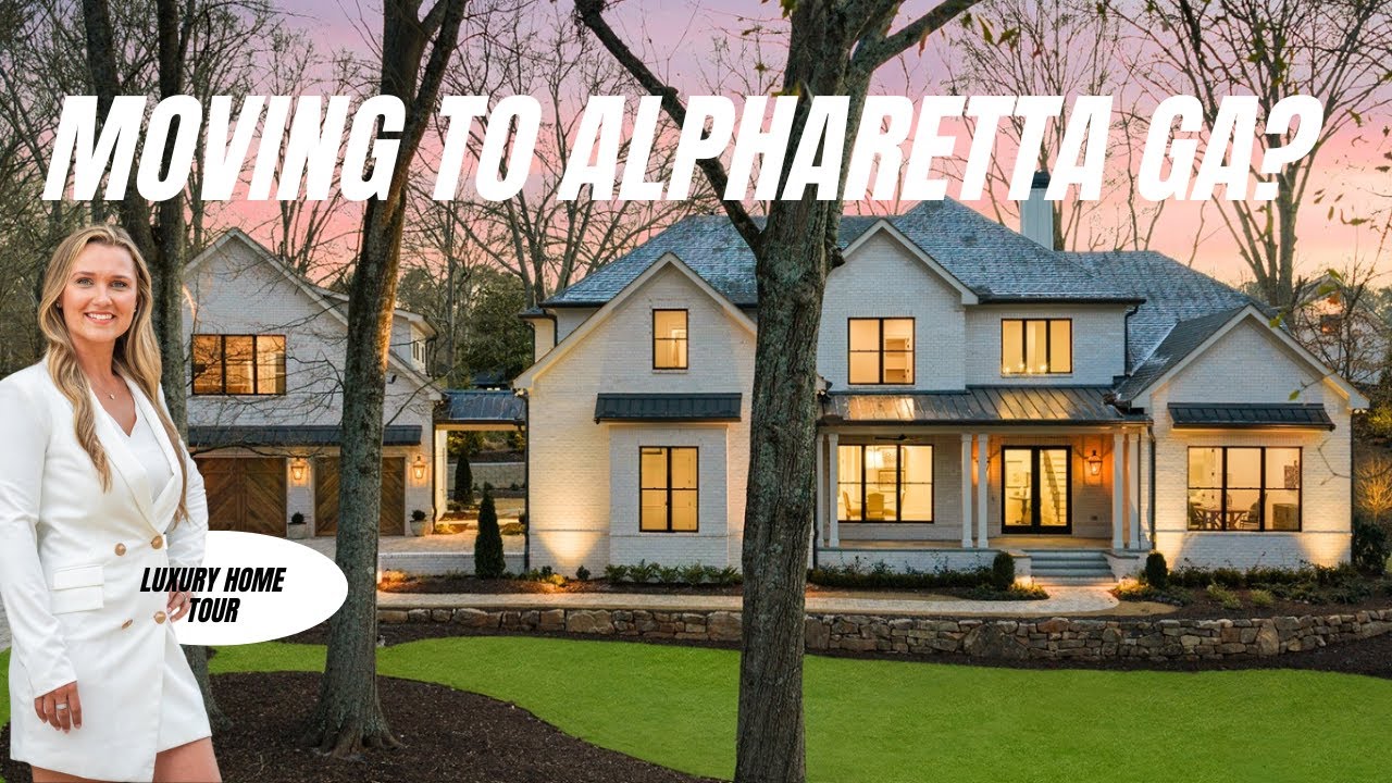 Living in Downtown Alpharetta GA | Luxury Home Tour + Lifestyle at 202 Kenneth