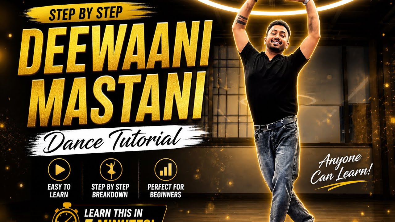 Learn Deewani Mastani Dance in 5 Minutes | Easy Tutorial | Ft. Mohit Tandon
