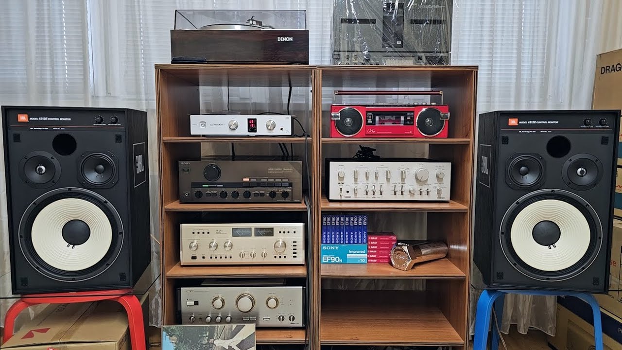 JBL 4312 + SONY TA F777es