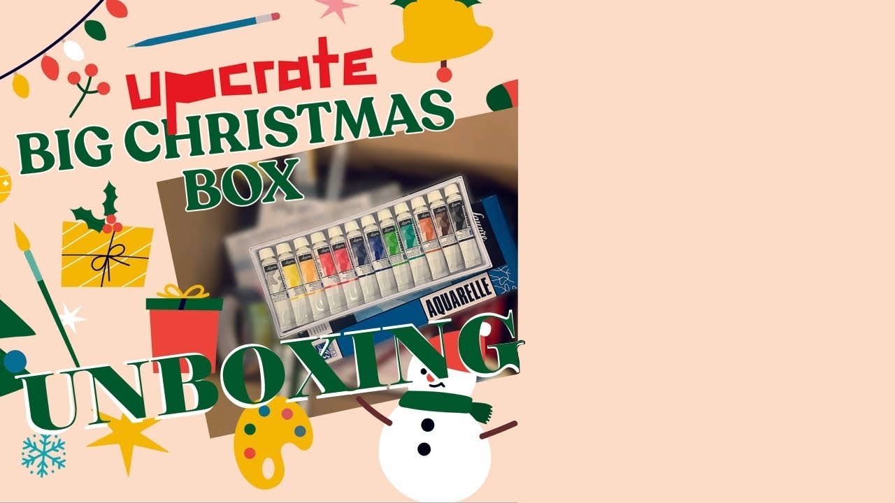5KG Of Art Supplies In ONE BOX! - Upcrate Xmas Box 2023 Unboxing