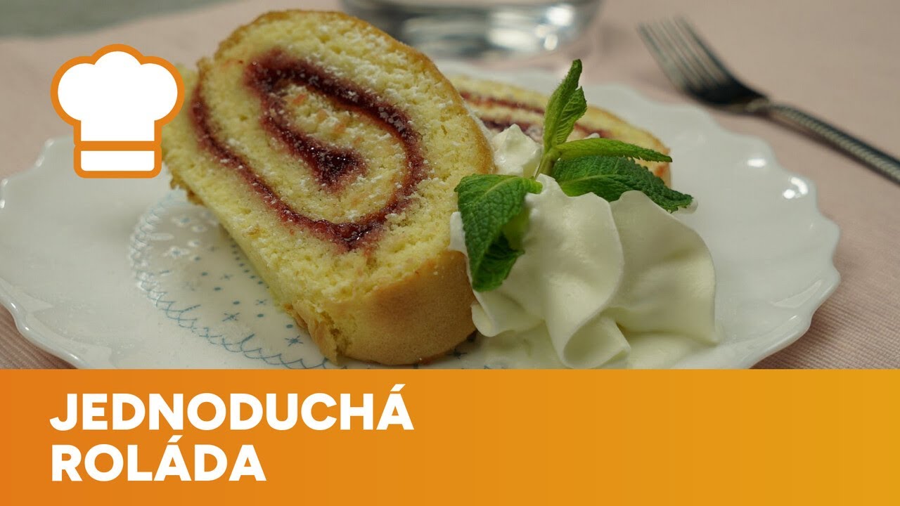 Vynikaj&iacute;c&iacute; jednoduch&aacute; rol&aacute;da s marmel&aacute;dou nepotřebuje ani ž&aacute;dn&yacute; kr&eacute;m