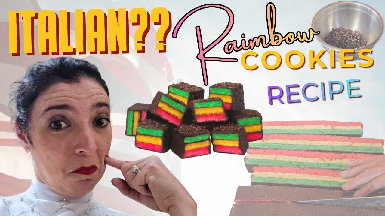 BISCOTTI TRICOLORE IN AMERICA:🌈 FUSION ITALIA-USA che ti fara' IMPAZZIRE! 😋