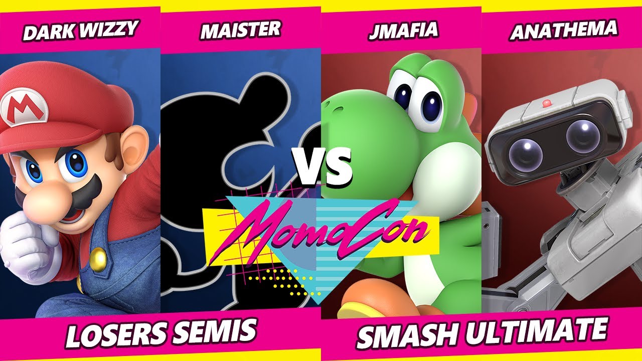 MomoCon 2022 Losers Semis - Dark Wizzy & Maister Vs. JMafia & Anathema - SSBU Ultimate Tournament