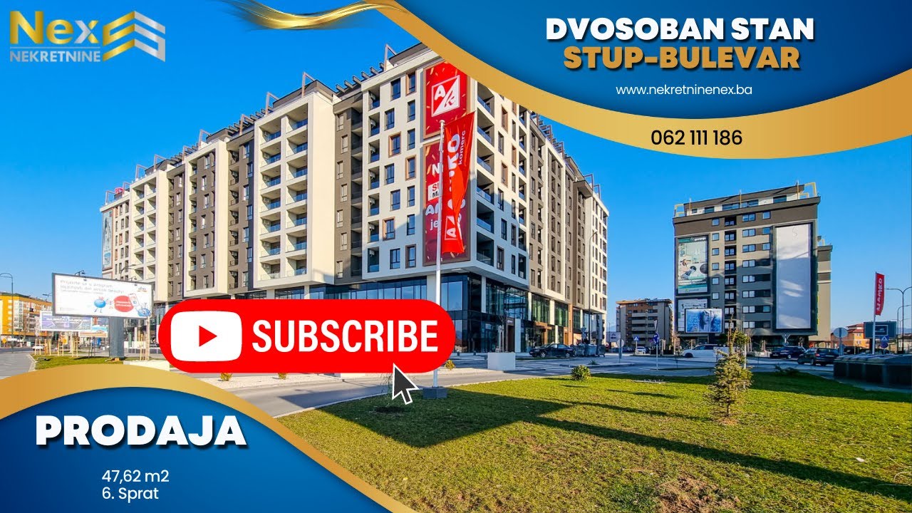 Dvosoban stan Stup/Bulevar 47 PRODAJA #nekretnine#realestate #bosnia #stanovi #agencijazanekretnine