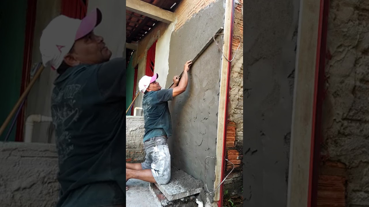CONSTRUÇÃO CIVIL COMO FAZER UM REBOCO SEM CHAPISCAR DE PRIMEIRA QUALIDADE 