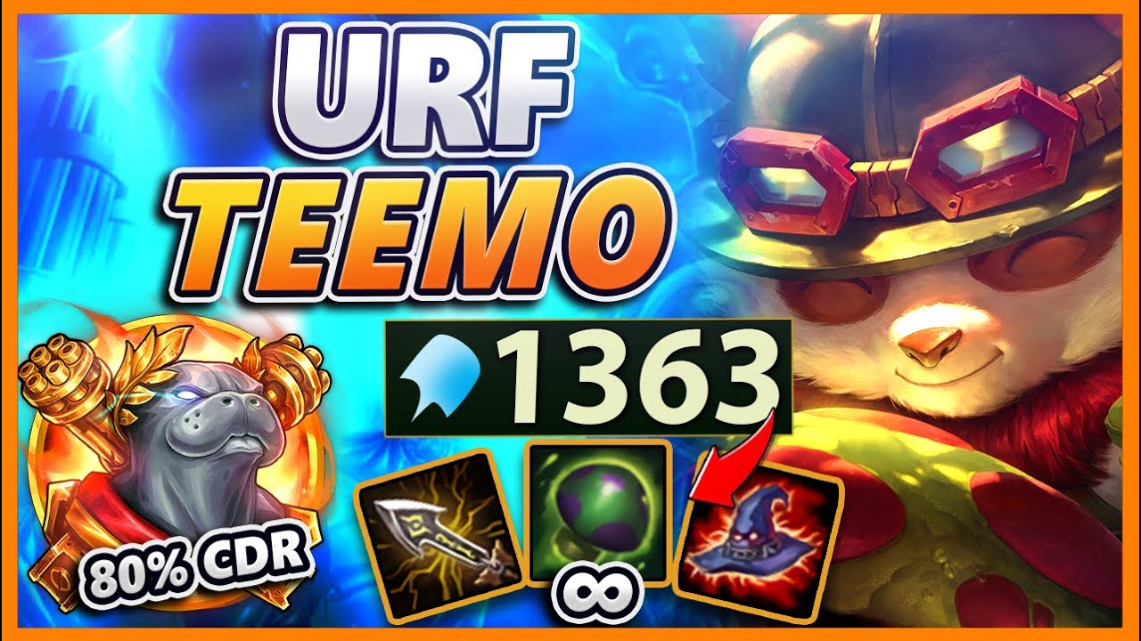 UNLIMITED MUSHROOMS THIS IS WHY TEEMO WAS BANNED IN URF - BunnyFuFuu | League of Legends