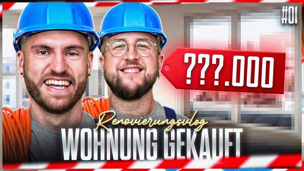 Wir haben uns eine WOHNUNG GEKAUFT um sie zu RENOVIEREN 🏠 Erstes PROJEKT #1