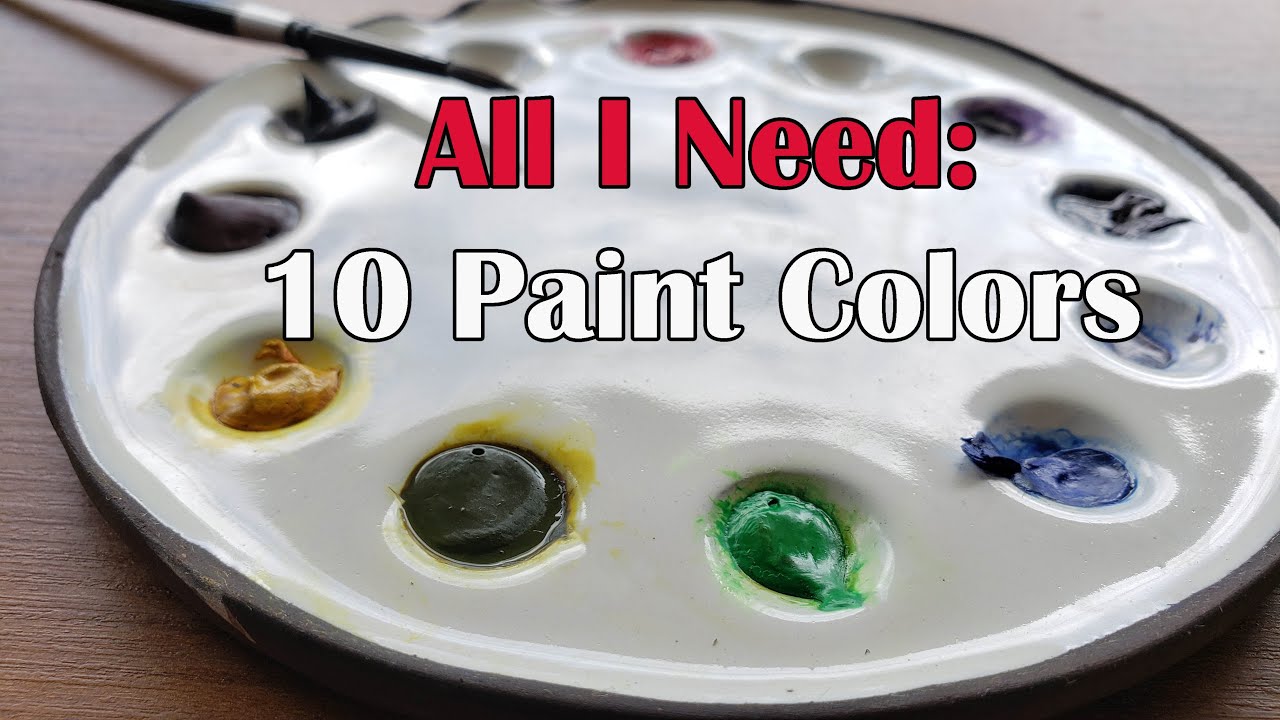 10 Watercolor Paints I Can't Live Without + Color Mixing Demos!