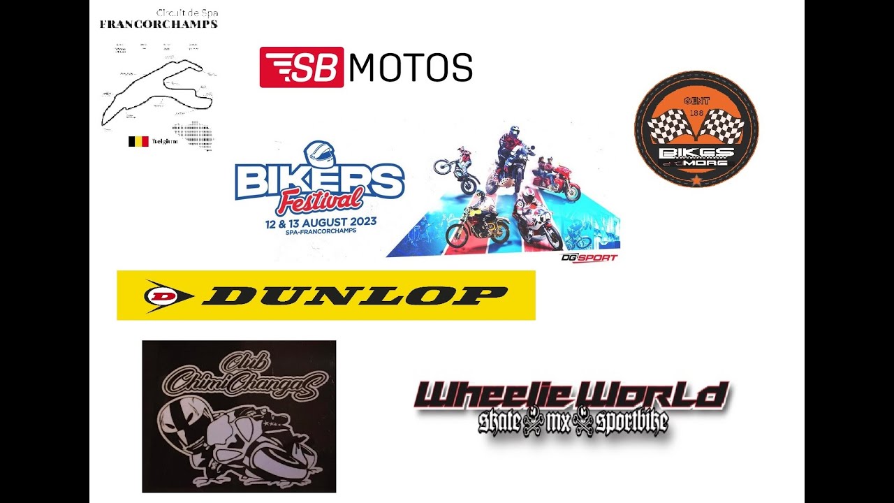 Biker festival 2023 Spa francorchamps #clubchimichangas#sbmotos#bikesandmore#dunlop#wheelieworld
