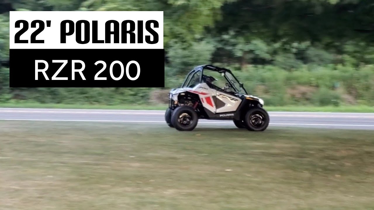 2022 Polaris RZR 200 EFI Review / Walkaround / Accessories / Ride #ad