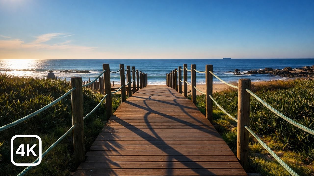 Portugal Coast Walking Tour 4K 🇵🇹