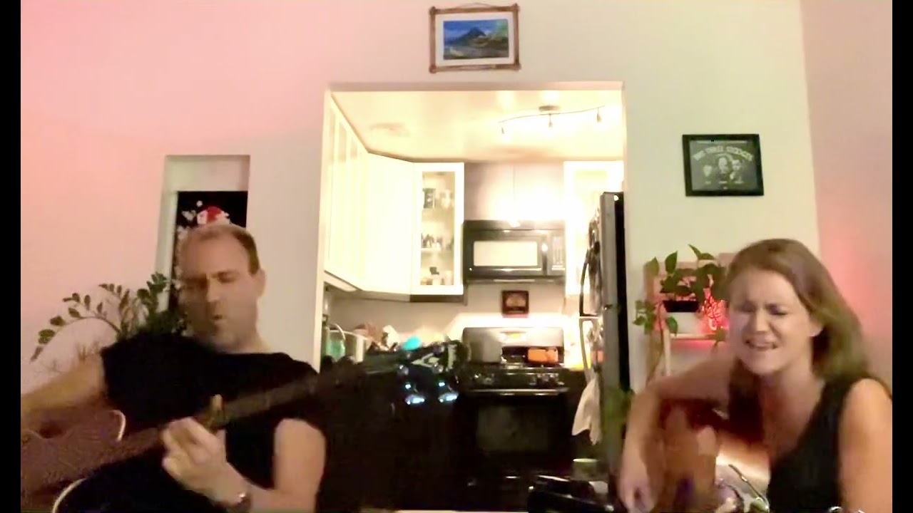(🎧 if possible) Rehearsing “Walking on Broken Glass” by Annie Lennox- Connecticut To Cali Duo