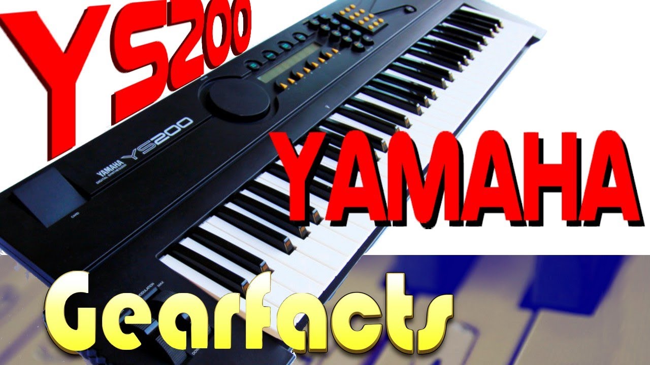 Yamaha YS-200 keyboard synth: Mighty FM power! ...and a blurry man. PART 1!