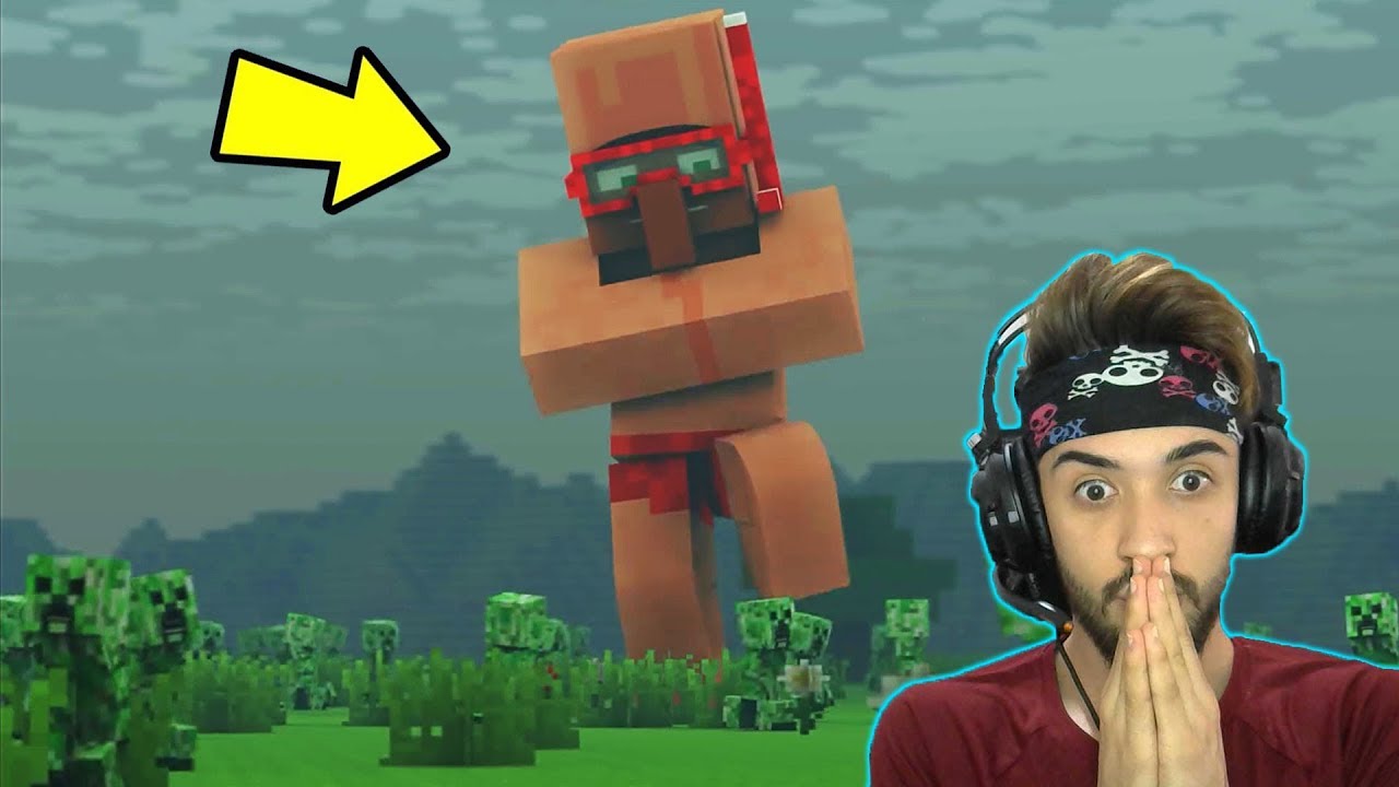 10.000 KÖYLÜ VS 10.000 CREEPER 😱 !! (MİNECRAFT ANİMASYON)