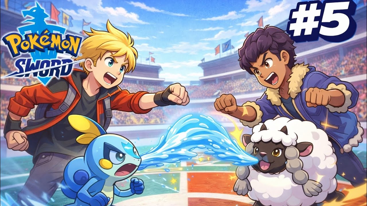 Pokemon Sword #5 - Rival Battle + Camping