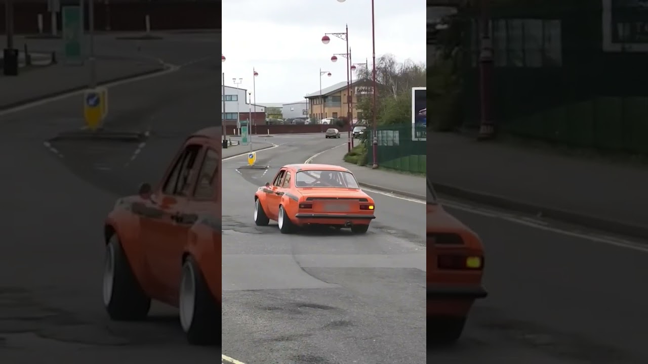 Mk1 Escort goes sideways!! #shorts #drift #ford