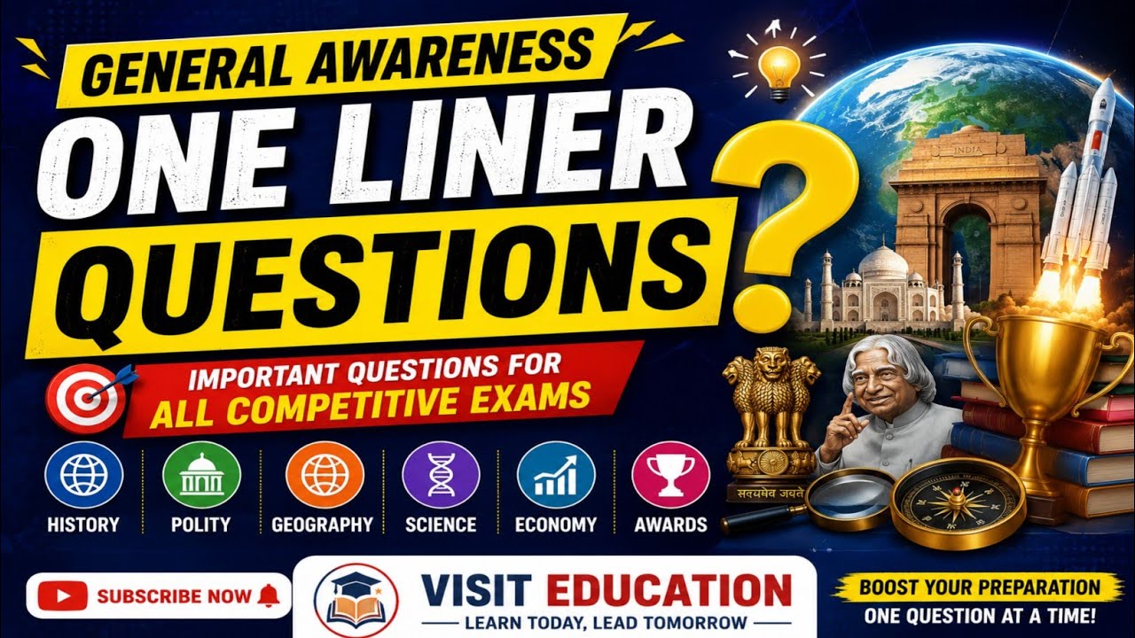 General awareness l top 50 Gk gs l upsssc gk gs important question l ssc CGL gk gs l #visiteducation