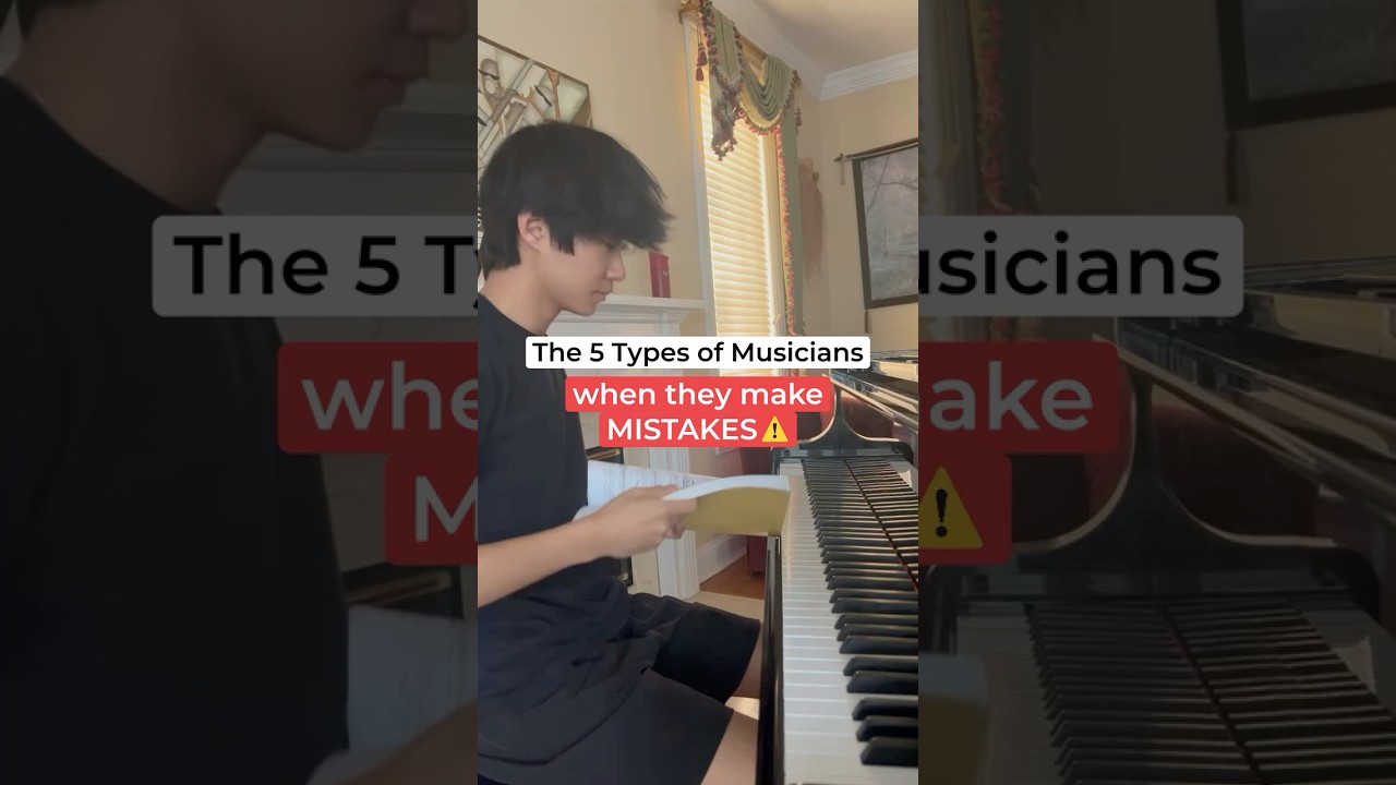 5 types of Musicians when they make MISTAKES ❌❌&hellip; #piano