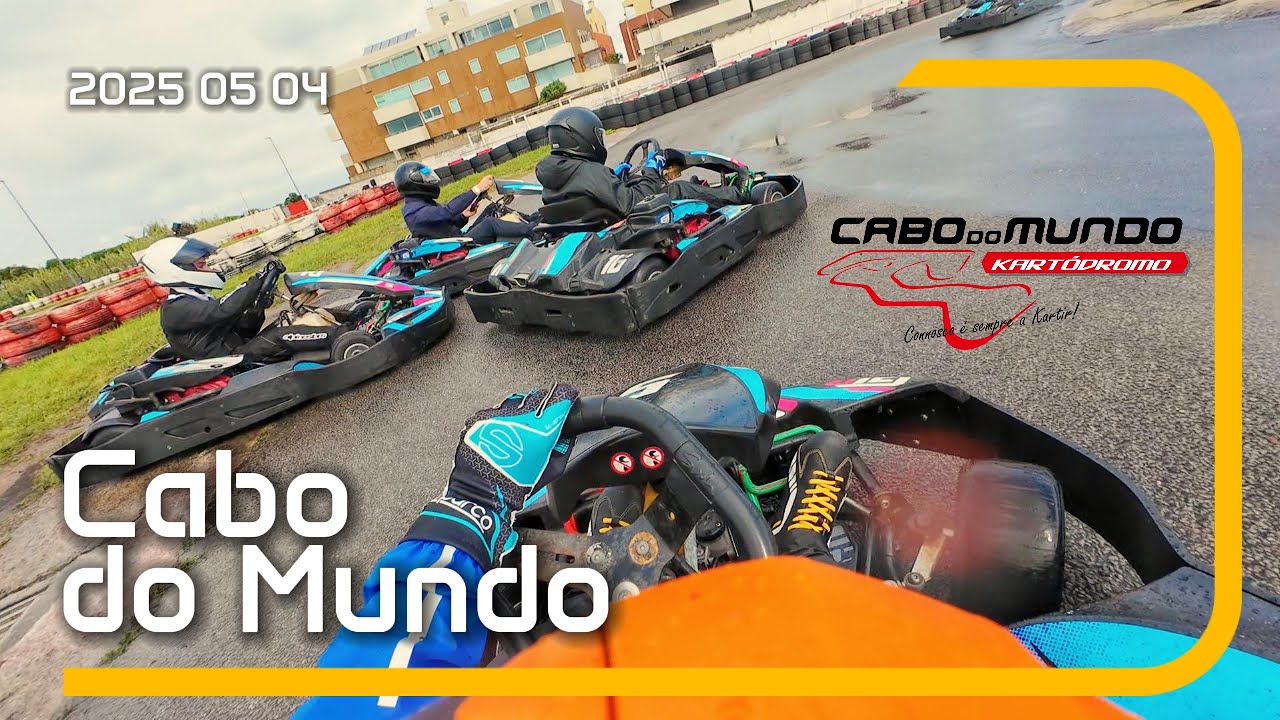 Cabo do Mundo Karting 2025 05 04 EKDM Prova à Chuva Parte 1