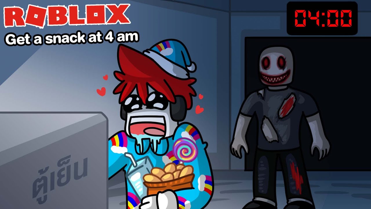 Roblox : Get A Snack At 4 Am 🍔 เมื่อฉันหิวข้าวตอนตี 4 !!!