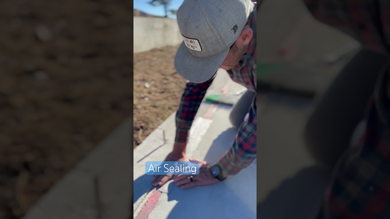 Air sealing details. Bridging the gap between the slab and foundation wall. Does it matter? #details
