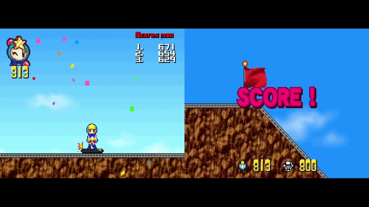 Bomberman Land 2 Touch DS - Controlling NPC and playing Acrobat Aqua