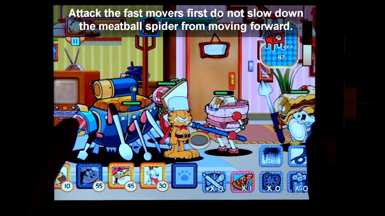Garfield Defense Stage 60 - Garfield's final stage how to complete game