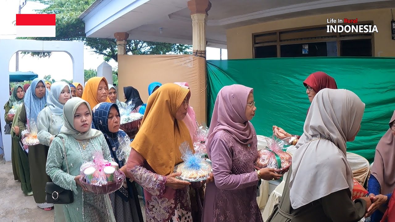 Muslim wedding in village, Indonesia marriage culture, indonesia village