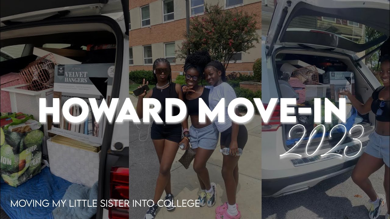 HOWARD UNIVERSITY  FRESHMAN MOVE-IN 2023| KELLY GOLD