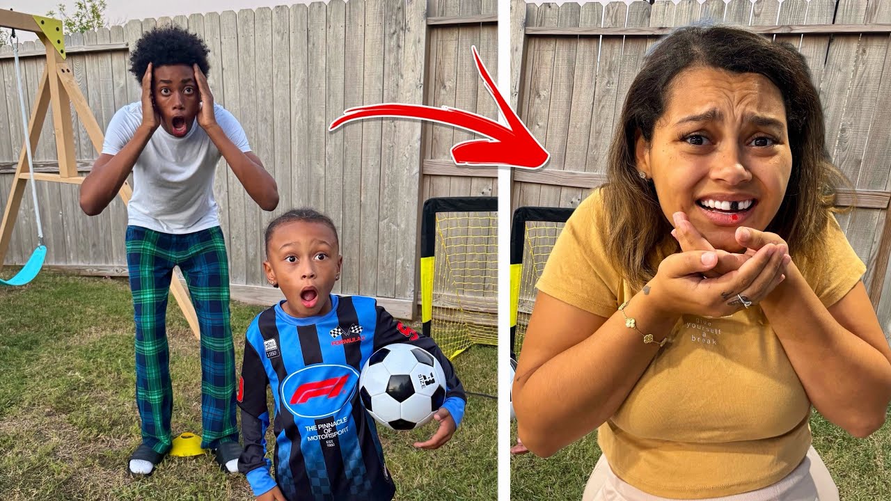 Kids ACCIDENTALLY Knock Pregnant Moms Tooth Out!