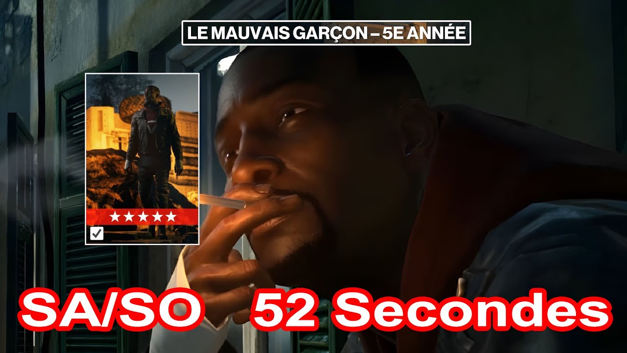 Hitman 3 WoA Le Mauvais Gar&ccedil;on 5E Ann&eacute;e - SA/SO 52 Secondes - Bartholomew Argus - The Badboy Year 5