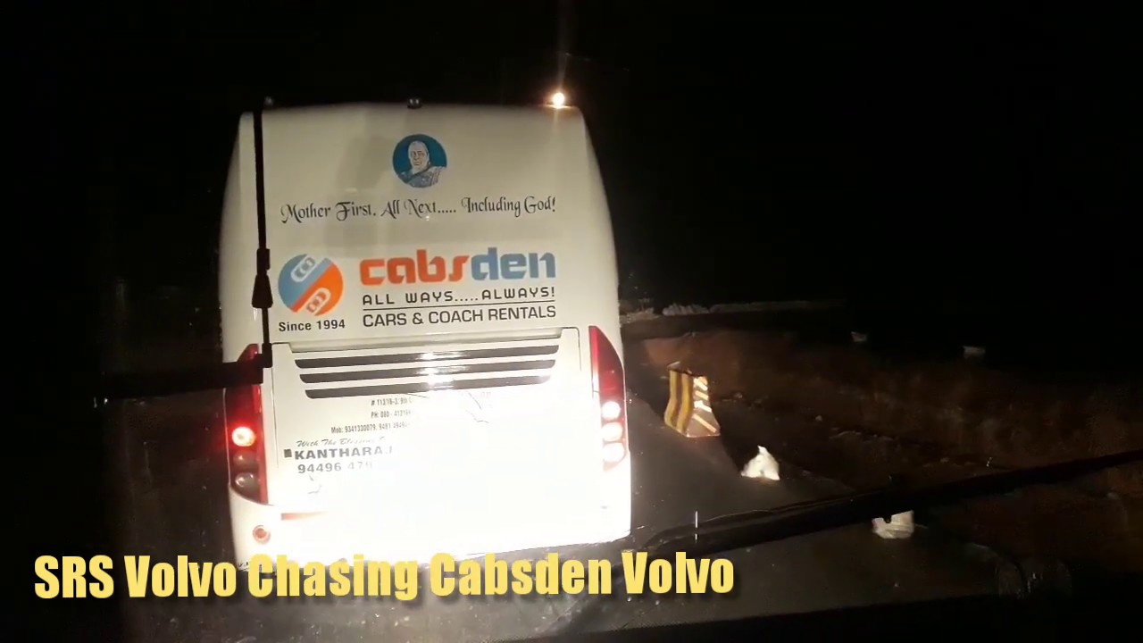 SRS VOLVO CHASING AND OVERTAKING CABSDEN VOLVO ON NARROW ROAD!!!