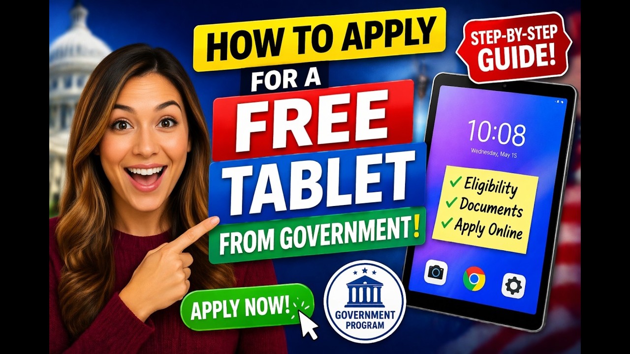 How to Apply for a Free Tablet from the Government (Step-by-Step 2026)