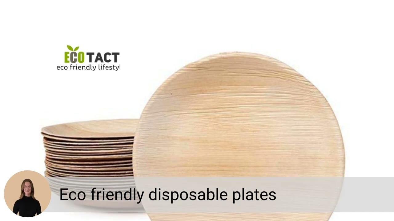 Eco Friendly Palm Leaf 10&Prime; Round Plate