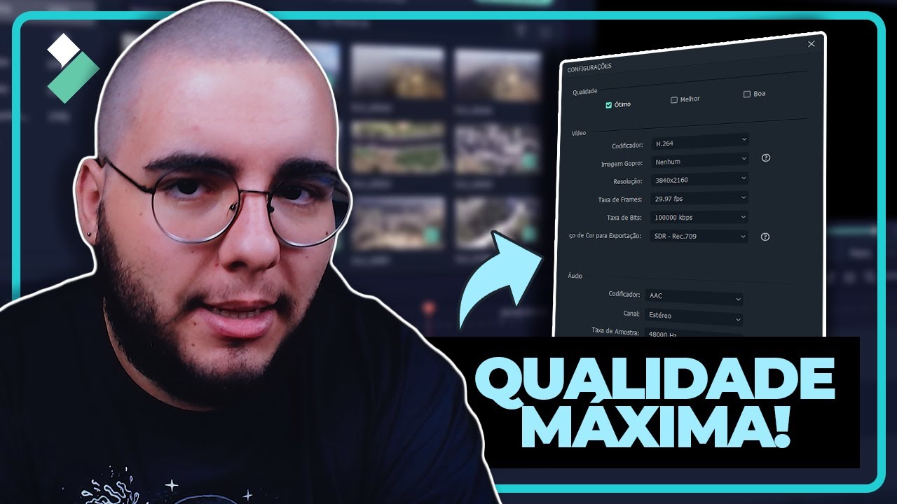 Como RENDERIZAR v&iacute;deo com a MELHOR qualidade? Exporte com QUALIDADE M&Aacute;XIMA - F&Aacute;CIL! | Filmora