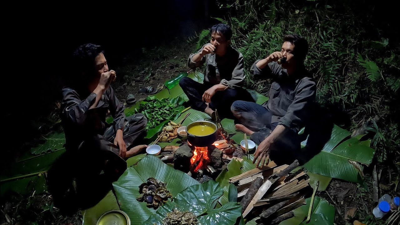 #124. Lẩu Cua Với Rau Rừng, Phiêu Lưu Trong Rừng, Cuộc Sống Tự Nhiên