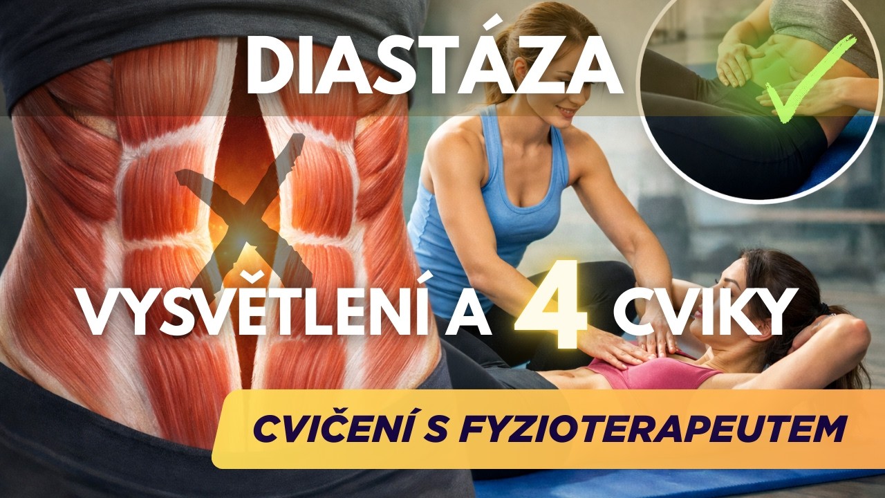Cvičte tyto 4 cviky pokud máte diastázu!